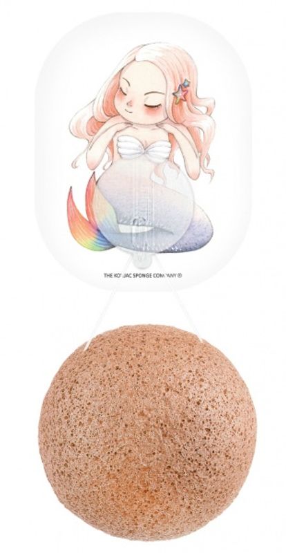 Mythical Mermaid Konjac Pink Clay ansiktssvamp