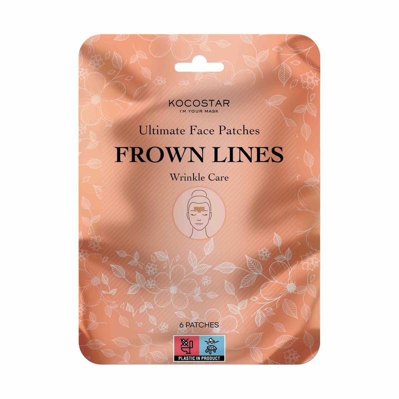KOCOSTAR Ultimate Face Patches Frown Lines 6 pcs